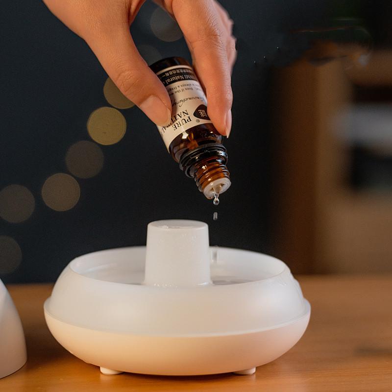Flame Humidifier Aromatherapy Diffuser 7 Colors Light Home Air Humidifier 130ML USB Room Fragrance Essential Oil Diffuser 6