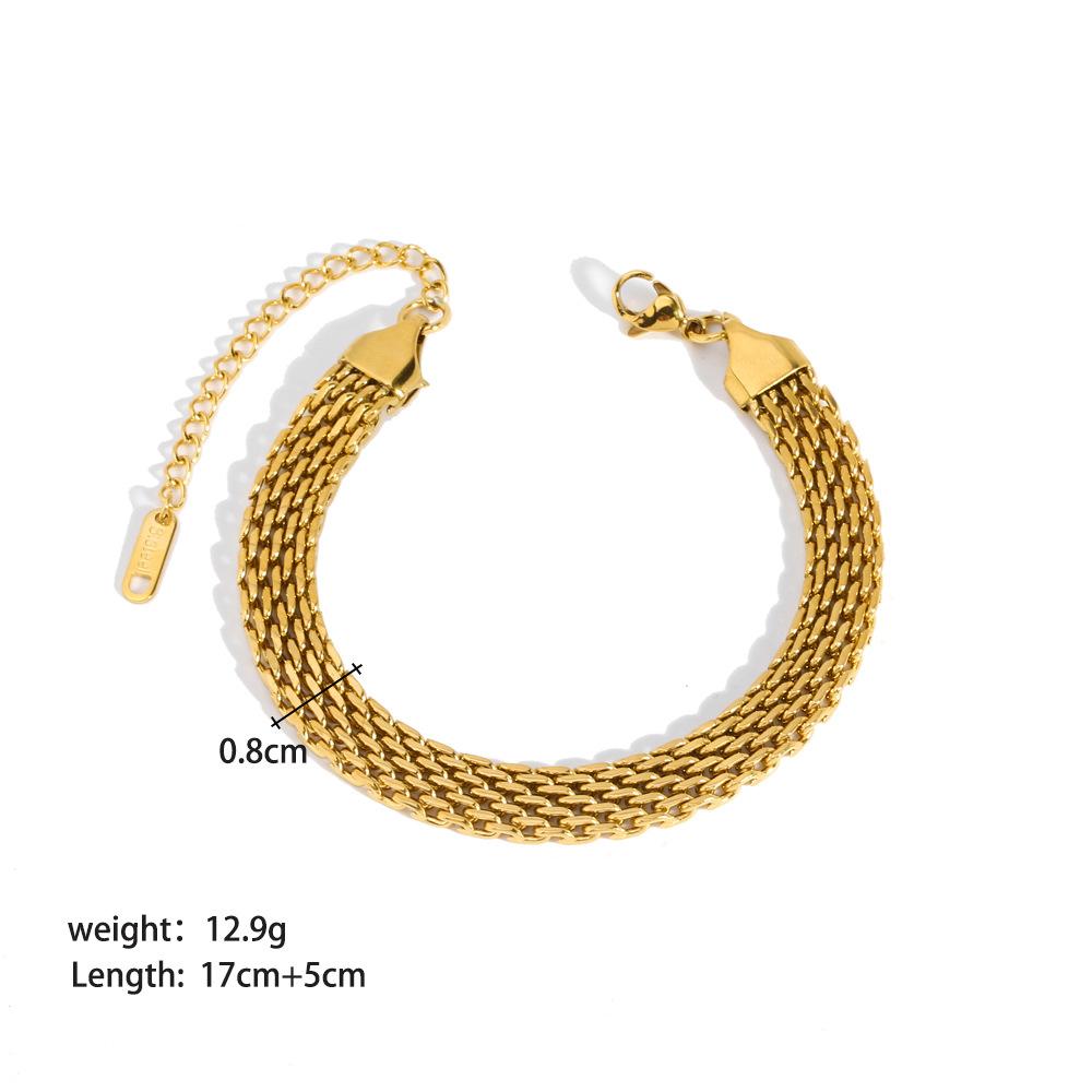 Stainless Steel Ornament Bracelet Female 27