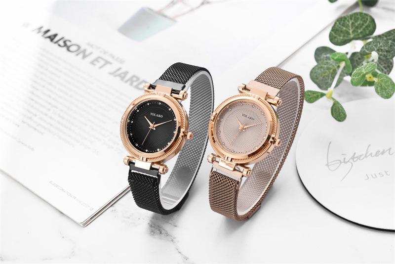 Fashion Diamond Women's Lazy Magnet Wrist Watch 14