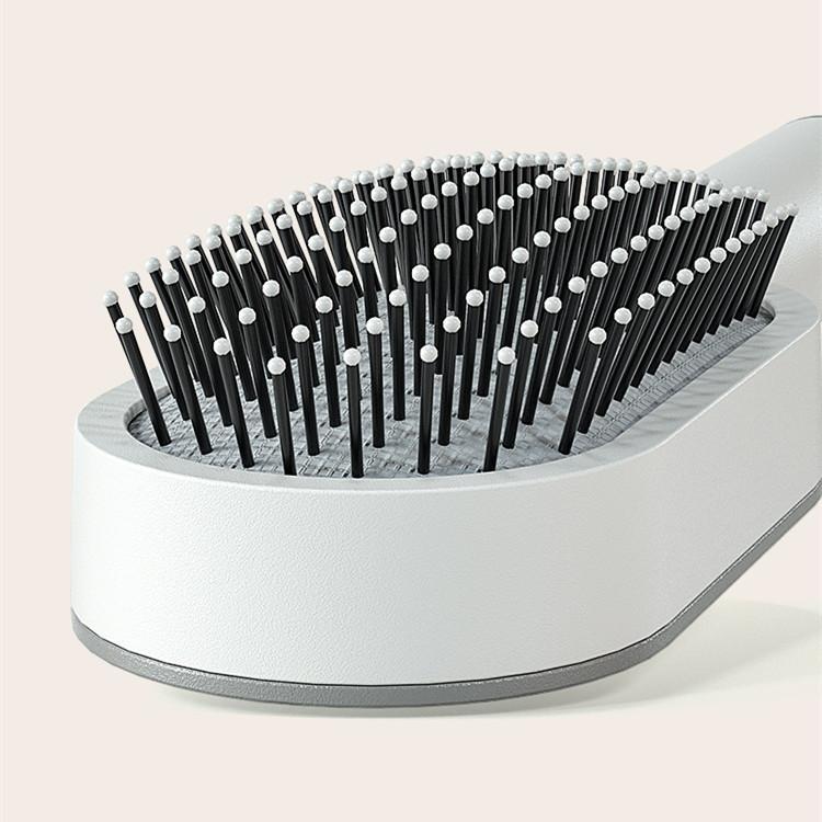 Self Cleaning Hair Brush For Women One-key Cleaning Hair Loss Airbag Massage Scalp Comb Anti-Static Hairbrush 8