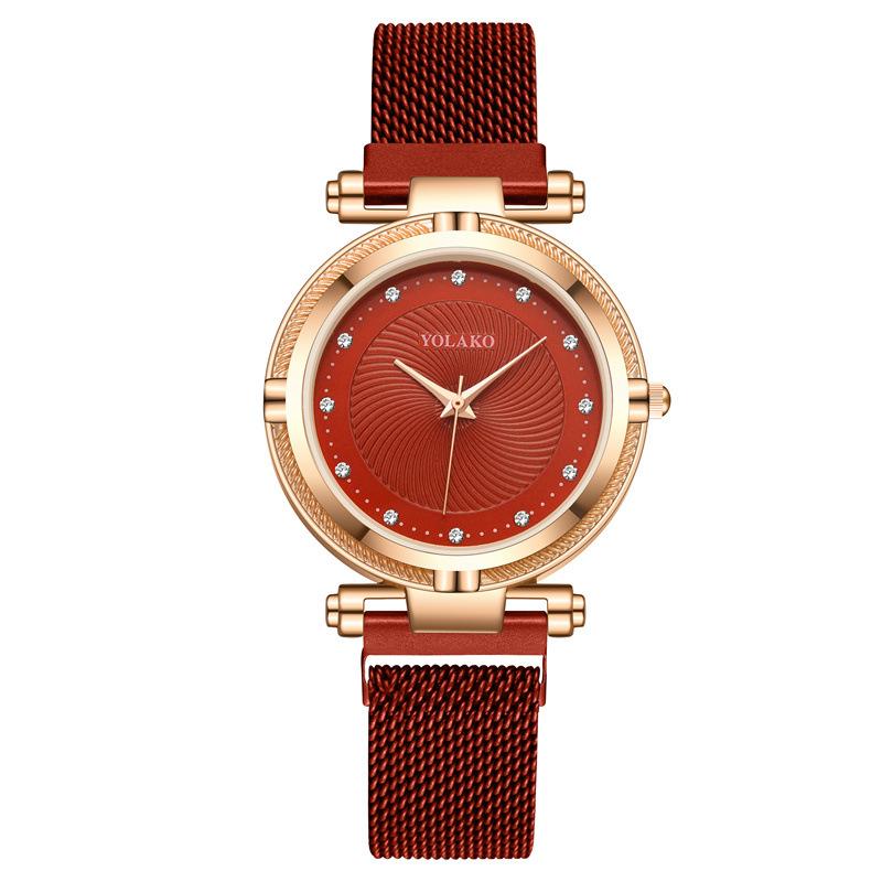 Fashion Diamond Women's Lazy Magnet Wrist Watch 11