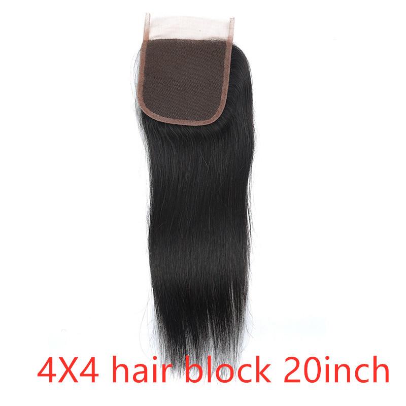 Real human hair straight wave human hair hair curtain natural color wig hair extension 12