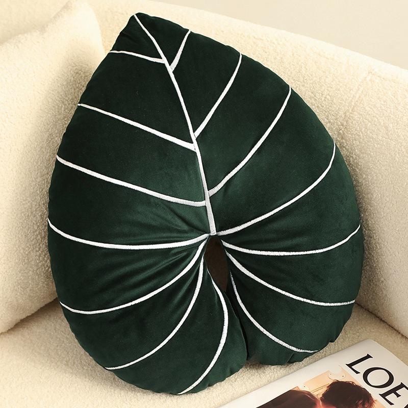 Green Plant Pillow Home Philodendron 5