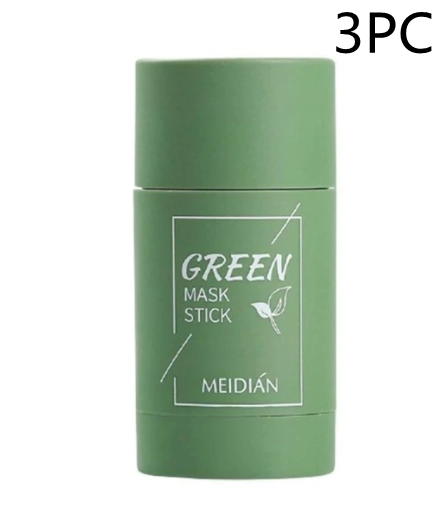 Cleansing Green Tea Mask Clay Stick Oil Control Anti-Acne Whitening Seaweed Mask Skin Care 10
