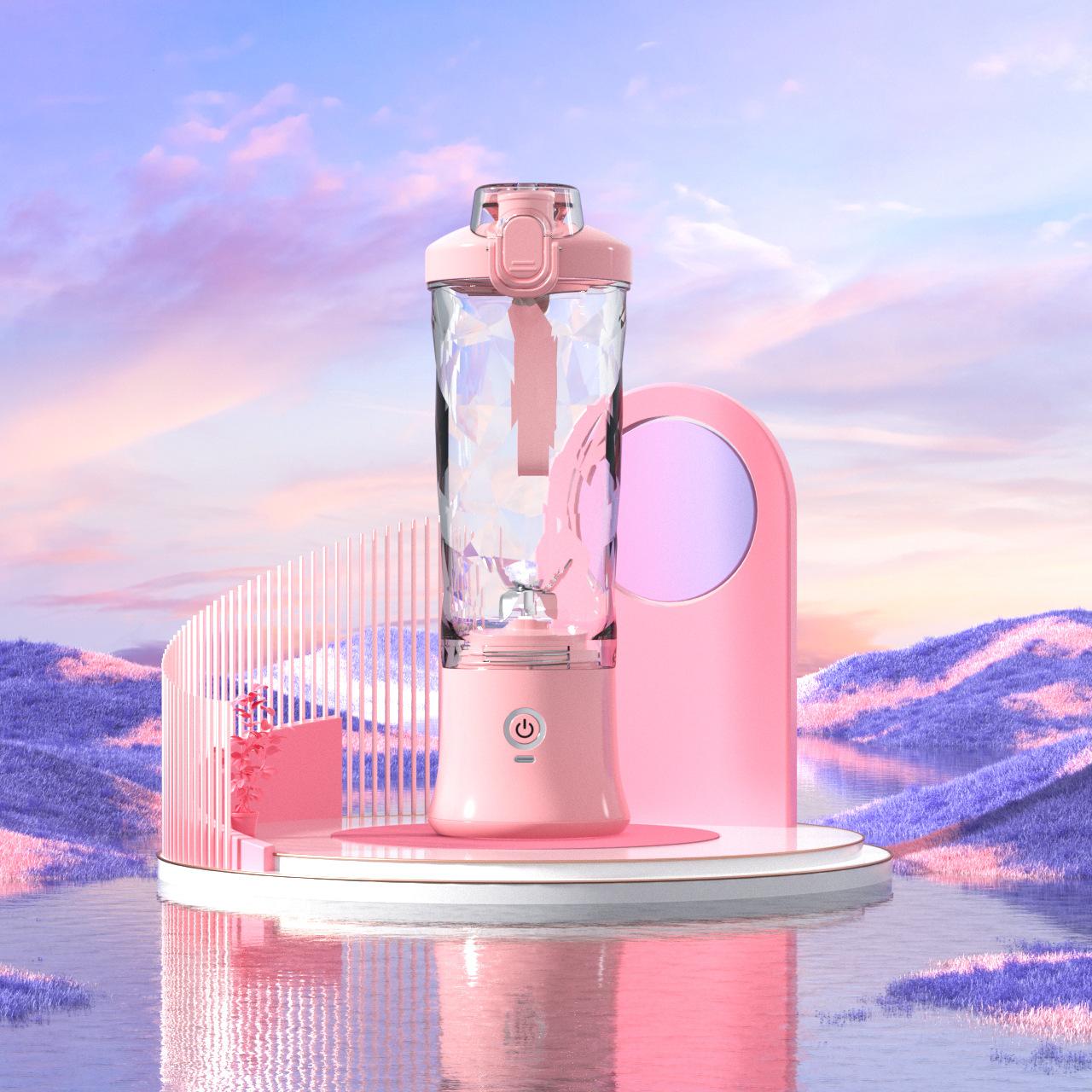 Portable Blender Juicer Personal Size Blender For Shakes And Smoothies With 6 Blade Mini Blender Kitchen Gadgets 7