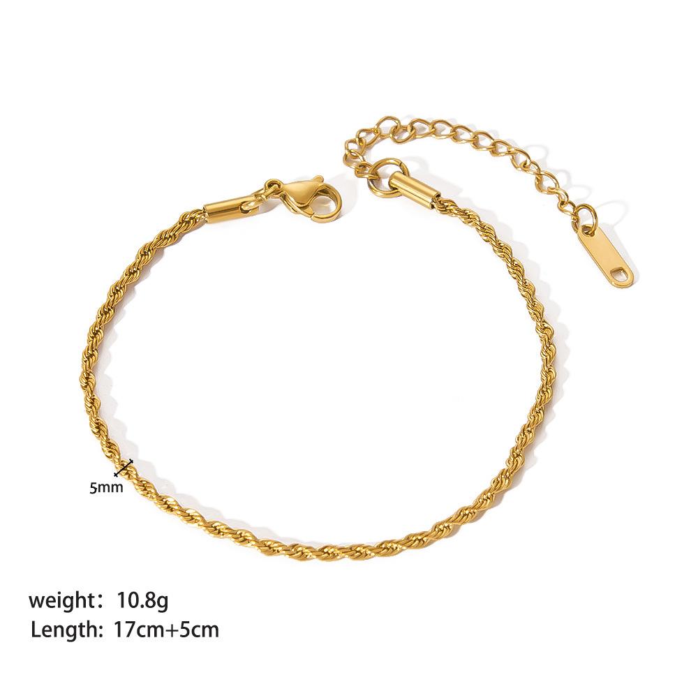 Stainless Steel Ornament Bracelet Female 26