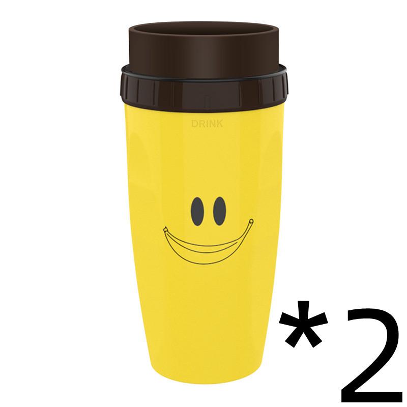 No Cover Twist Cup Travel Portable Cup Double Insulation Tumbler Straw Sippy Water Bottles Portable For Children Adults 17