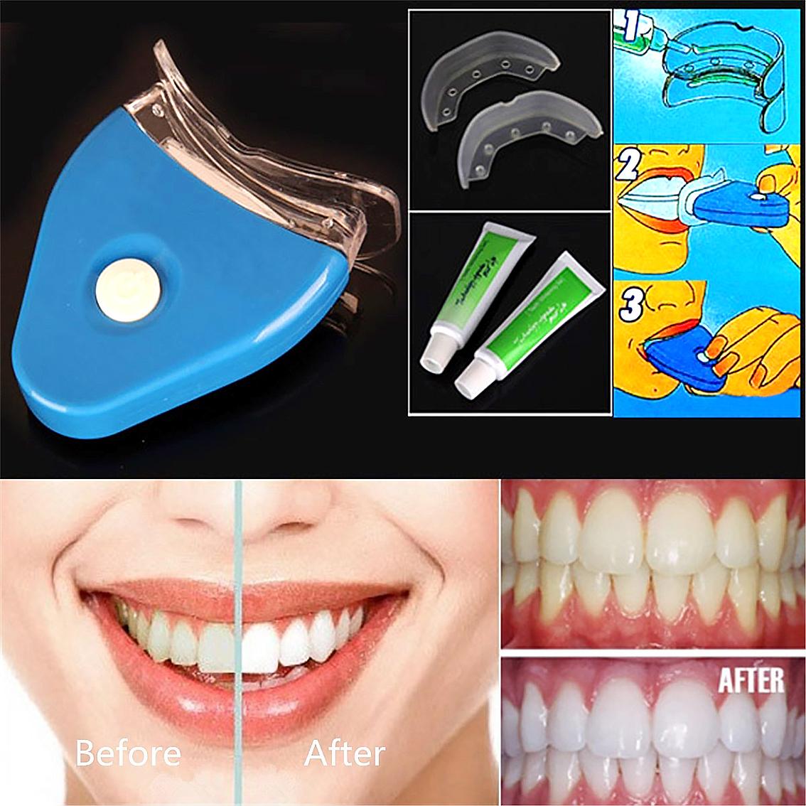 Oral Gel Teeth Tooth Whitening Whitener Dental Bleaching LED 3