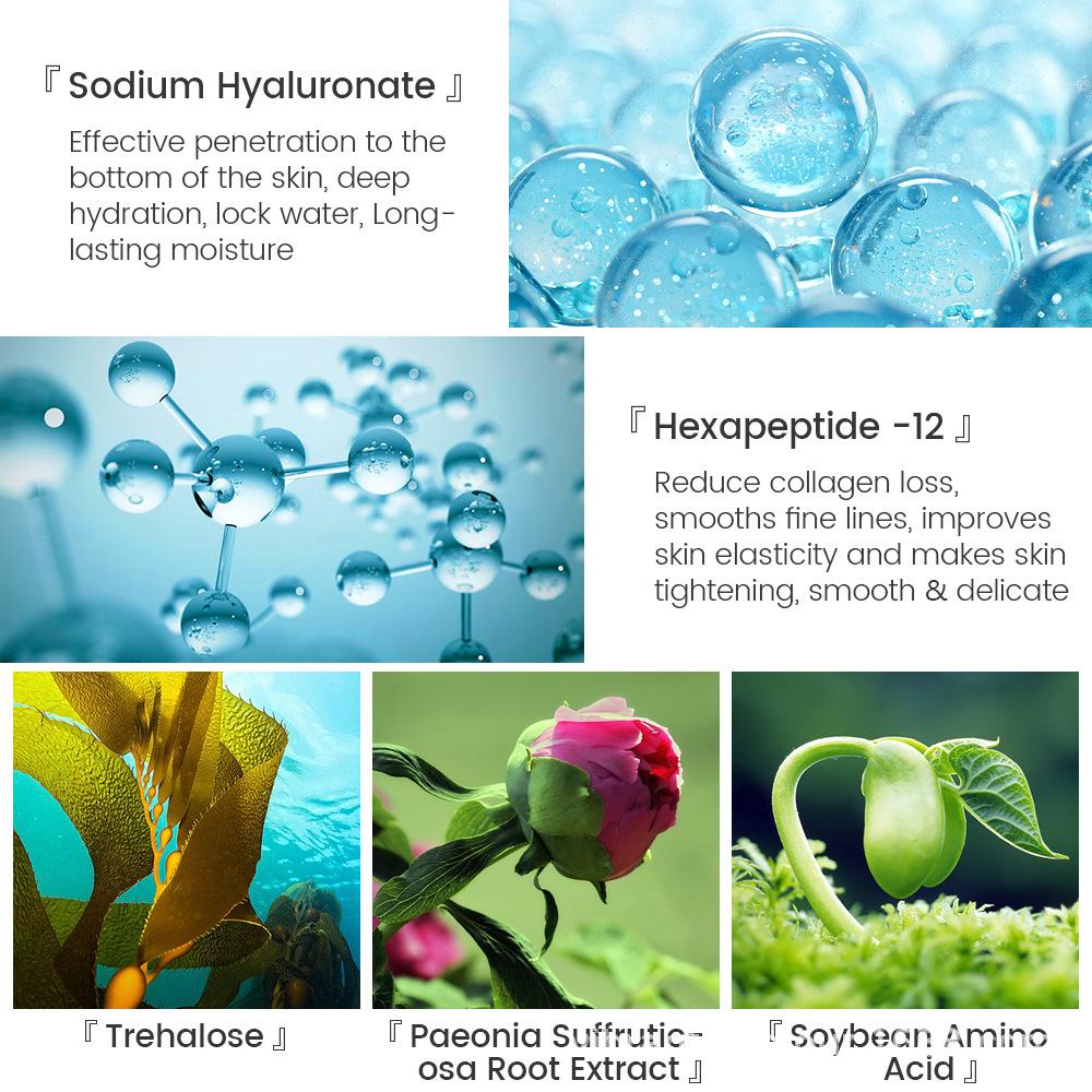 Hyaluronic Acid Face Serum Anti-Aging Shrink Pore Whitening Moisturizing Face Cream Dry Skin Care 4
