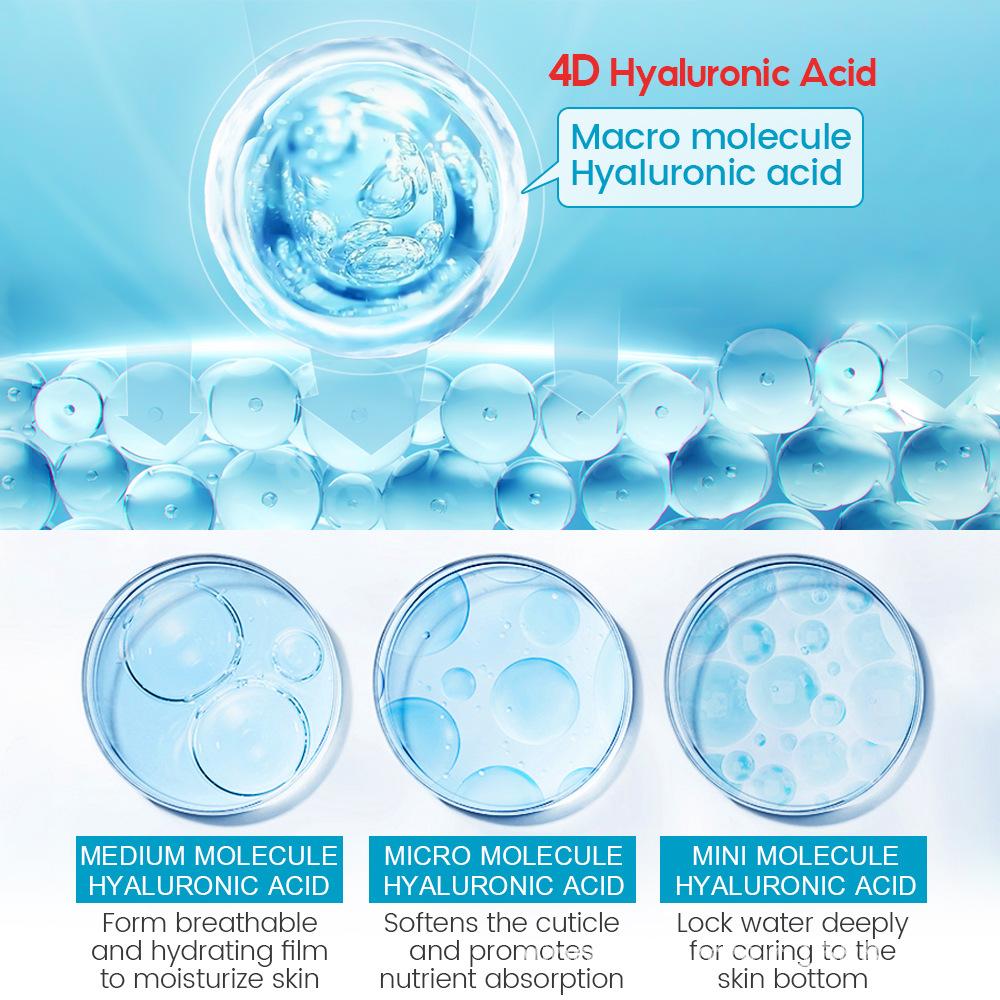 Hyaluronic Acid Face Serum Anti-Aging Shrink Pore Whitening Moisturizing Face Cream Dry Skin Care 6