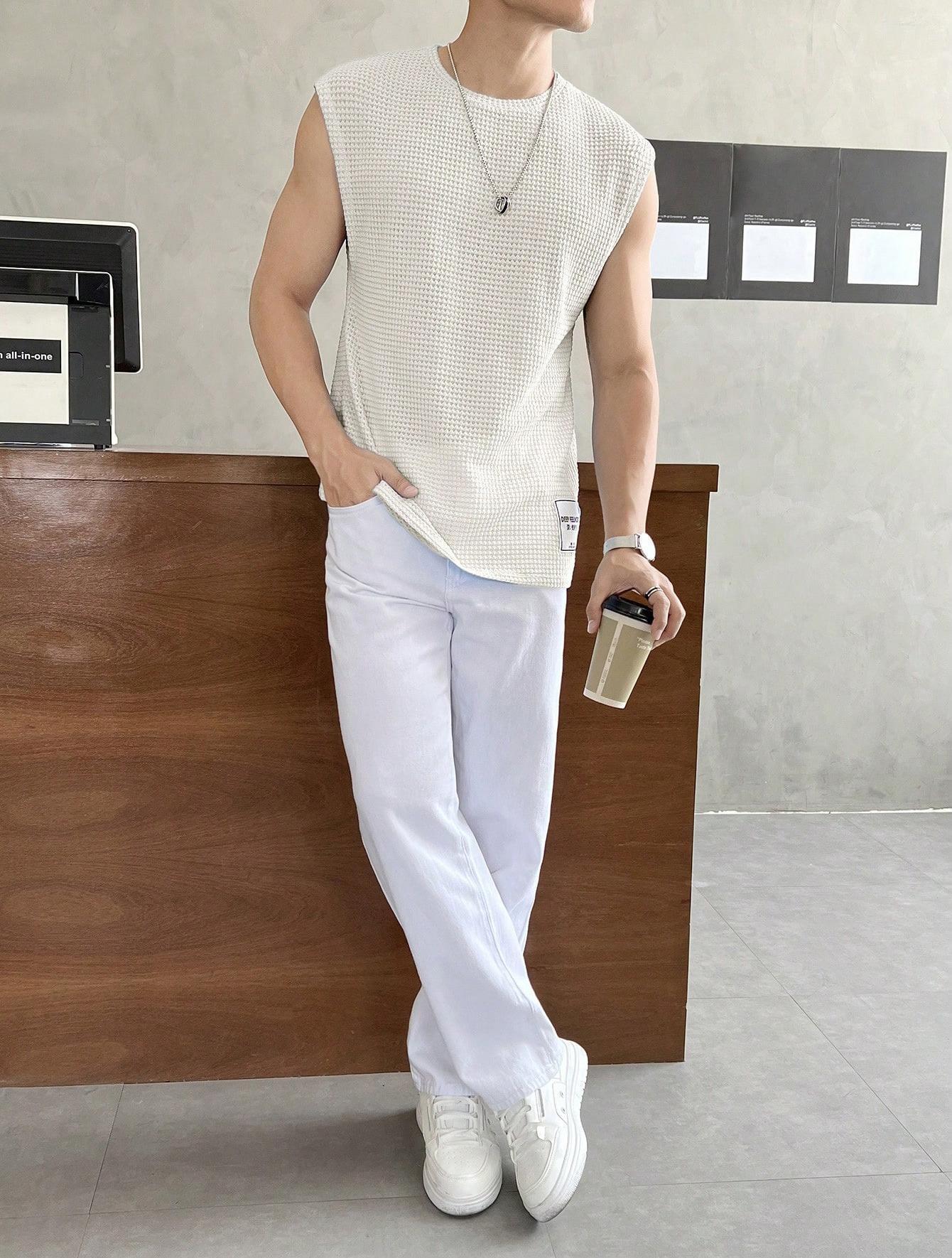 Mens Loose-Fit Fashionable Casual Sports Vest 7