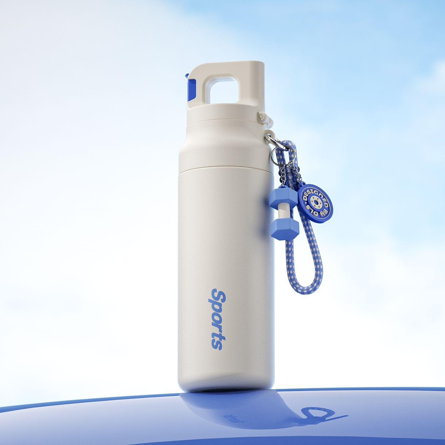 One-click Quick Opening For A Summer Cooling Sports Water Bottle 7