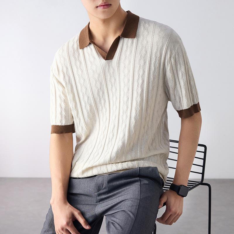 Men's High-End American-Style Heavyweight Short-Sleeve Casual Trendy T-Shirt 3