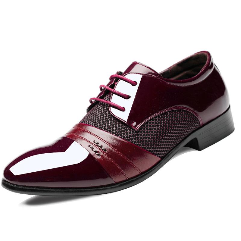 Fashionable Korean-style Leather Shoes For Men 8