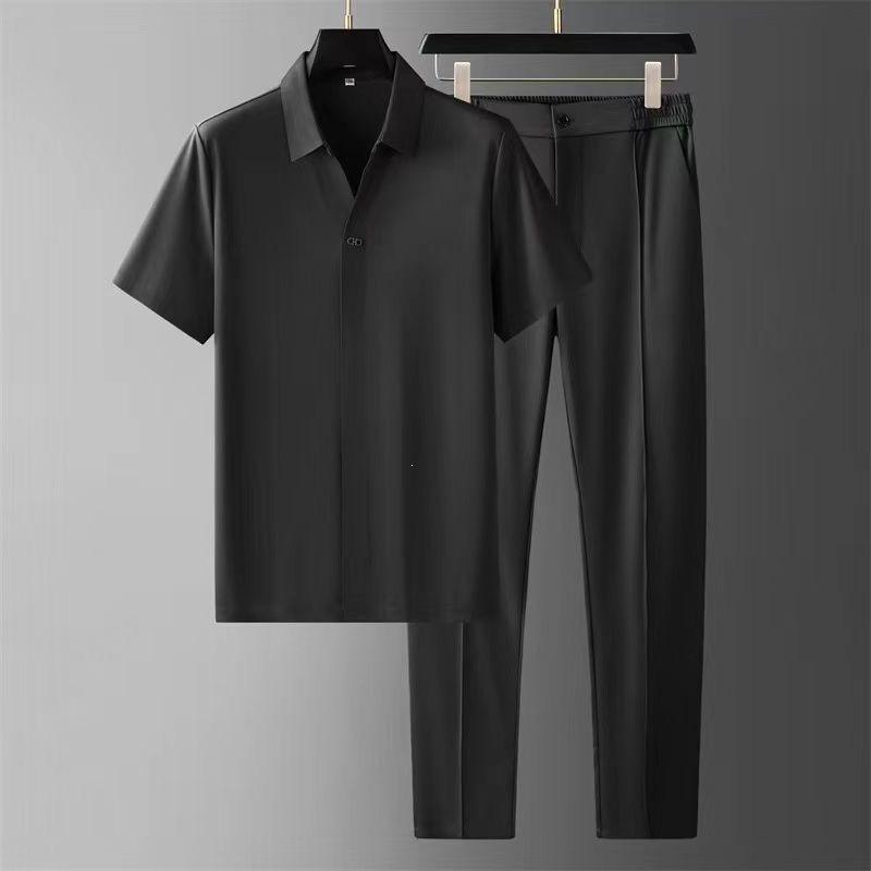 Mens Business-Casual Sports Two-Piece Set 4