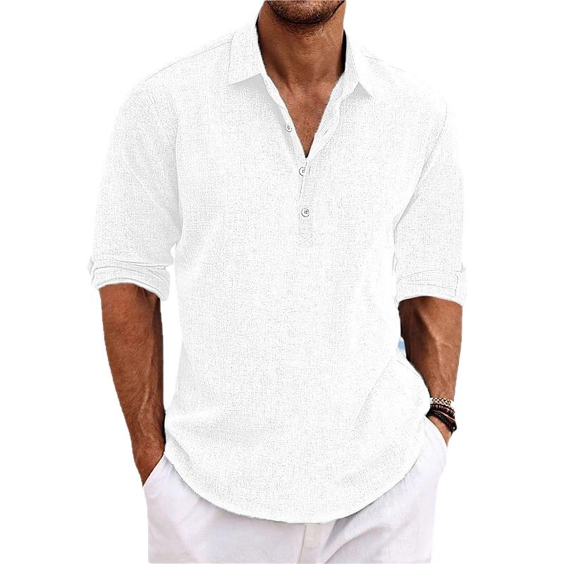 Sweat-absorbent Wrinkle-free Casual Short-sleeve 3