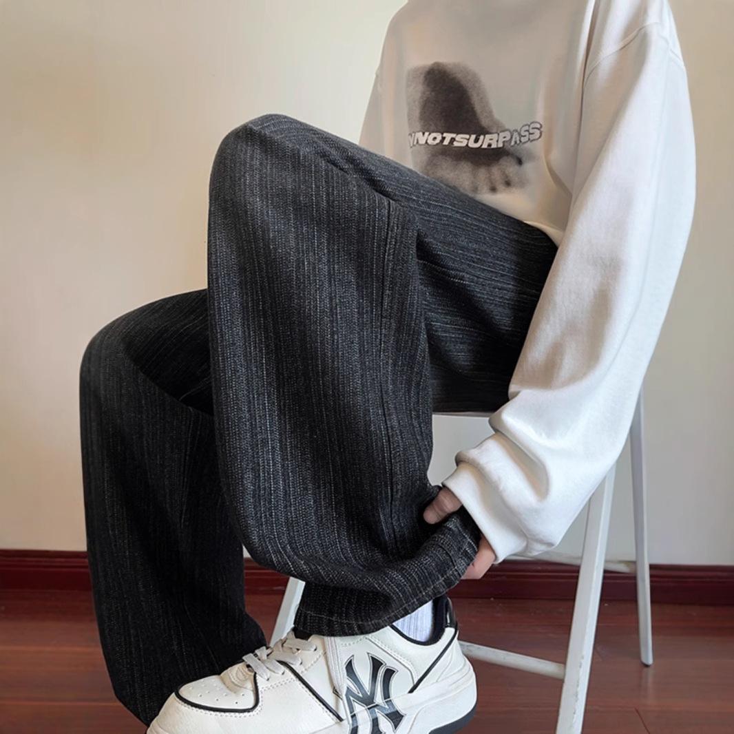Men's Fashionable Plus-Size Loose Casual Trousers 4