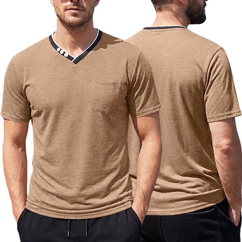 Henry V-neck Mens Short-sleeve T-shirt
