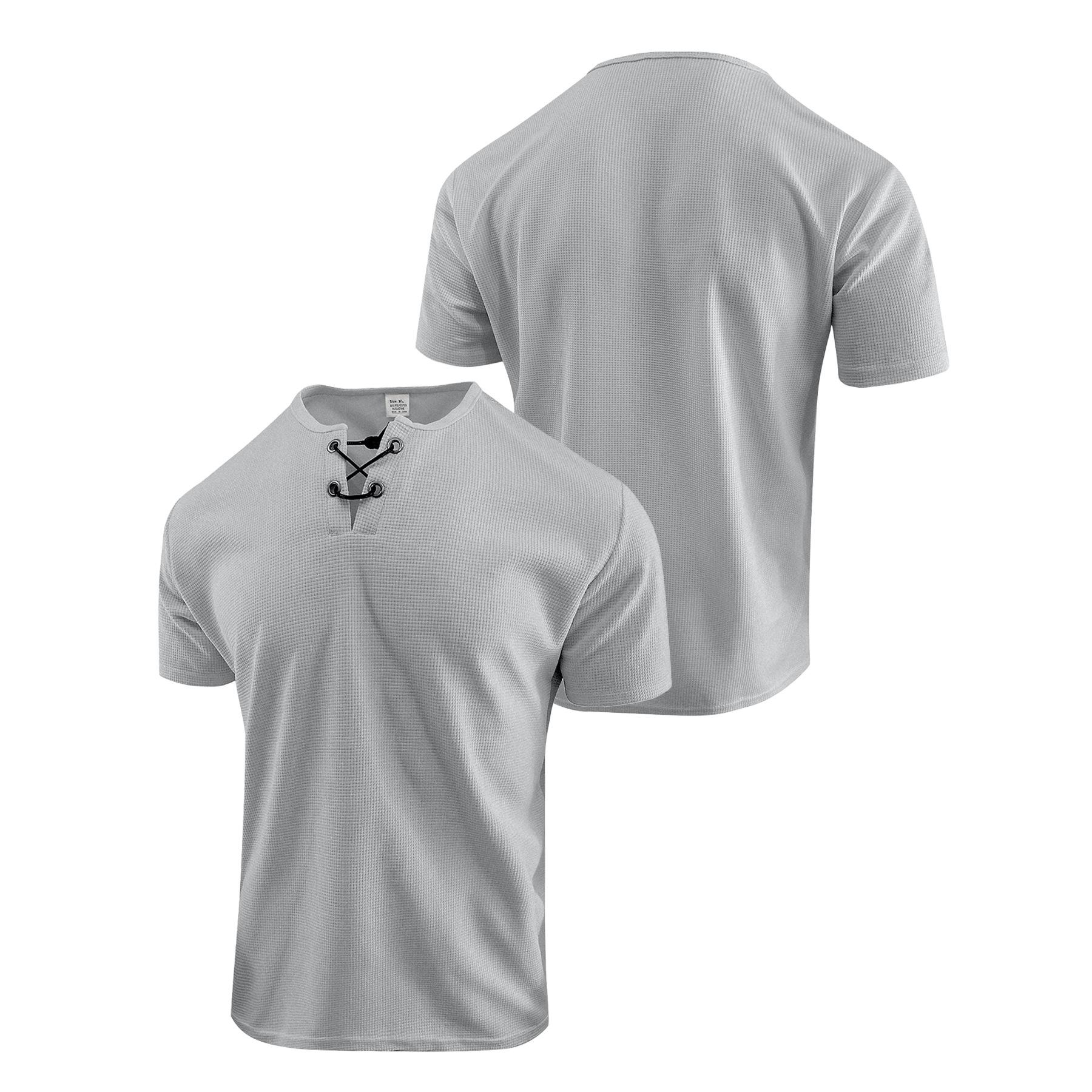 Mens Thin Loose-fitting Short-sleeve T-shirt 9