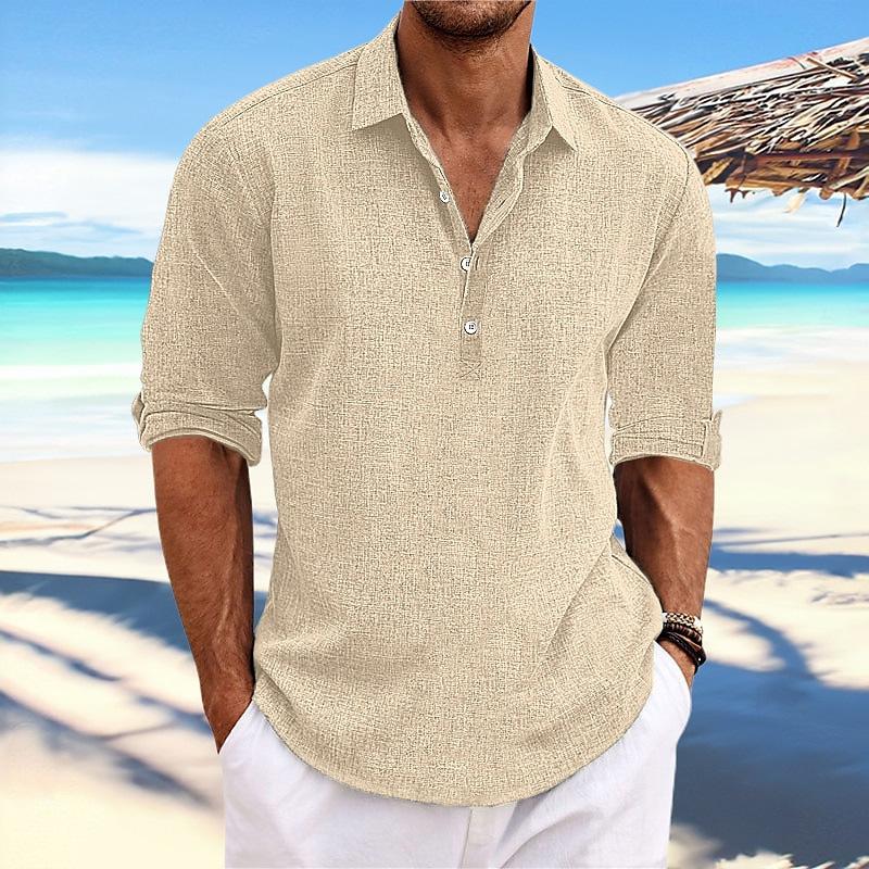 Sweat-absorbent Wrinkle-free Casual Short-sleeve 8