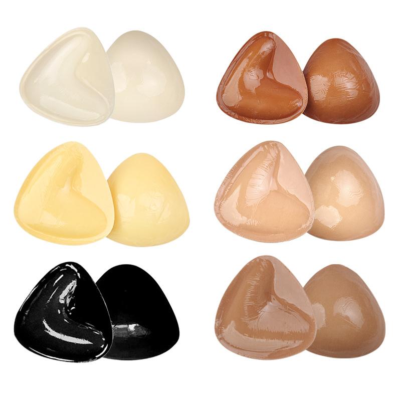 Double Sided Adhesive Sticky Bra Inserts Push Up Thick Sponge Breast Lift Pads Women Swimsuit Bikini Cup Enhancer 8
