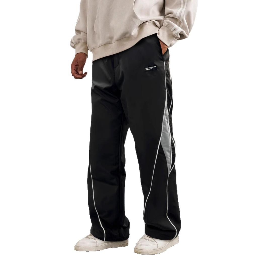 Mens Relaxed-fit Straight-leg Athletic Pants 4