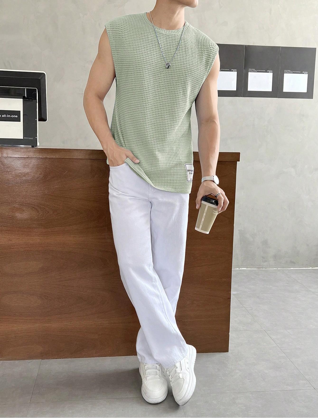 Mens Loose-Fit Fashionable Casual Sports Vest 8