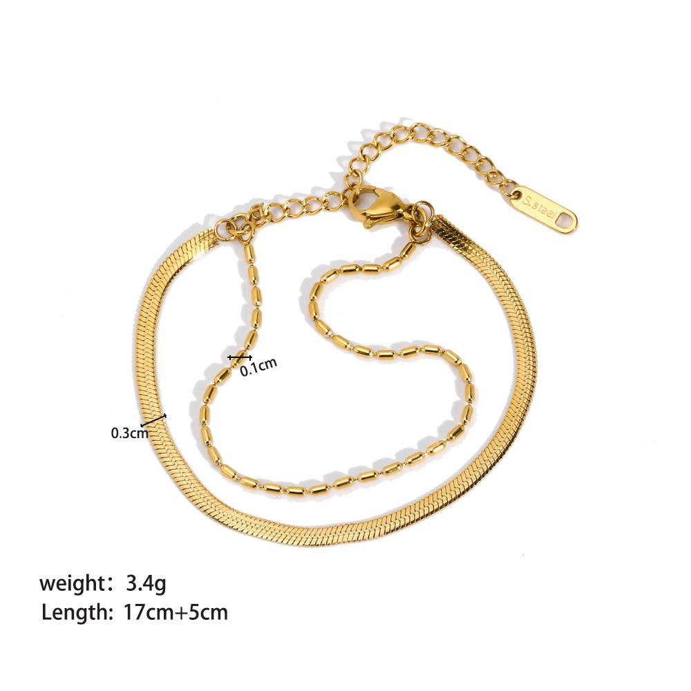 Stainless Steel Ornament Bracelet Female 10