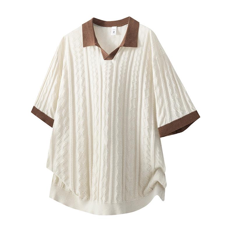 Men's High-End American-Style Heavyweight Short-Sleeve Casual Trendy T-Shirt 5