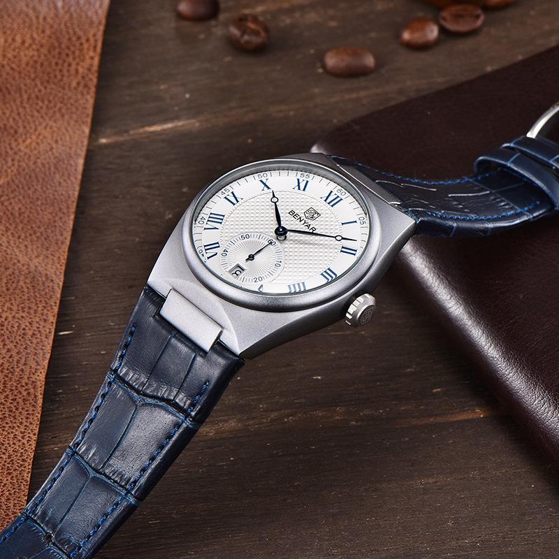 Men's Quartz Watch Fashion Business Simplicity Waterproof Tide Wrist Watch Calendar Watch Men 3