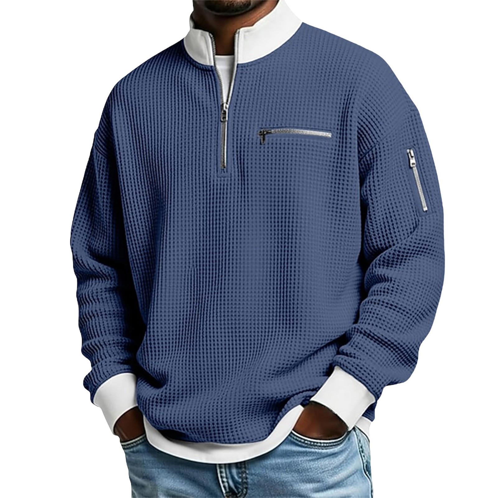 Mens Sports Zip-Up Long-Sleeve Sweatshirt 12