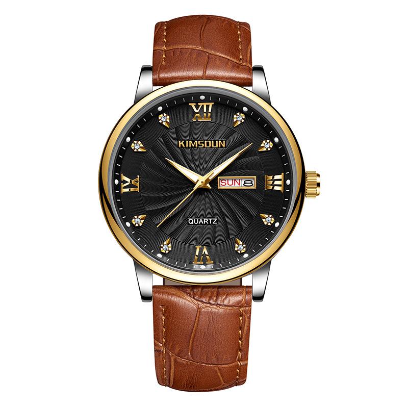 Calendar Waterproof Quartz Watch For Men 9