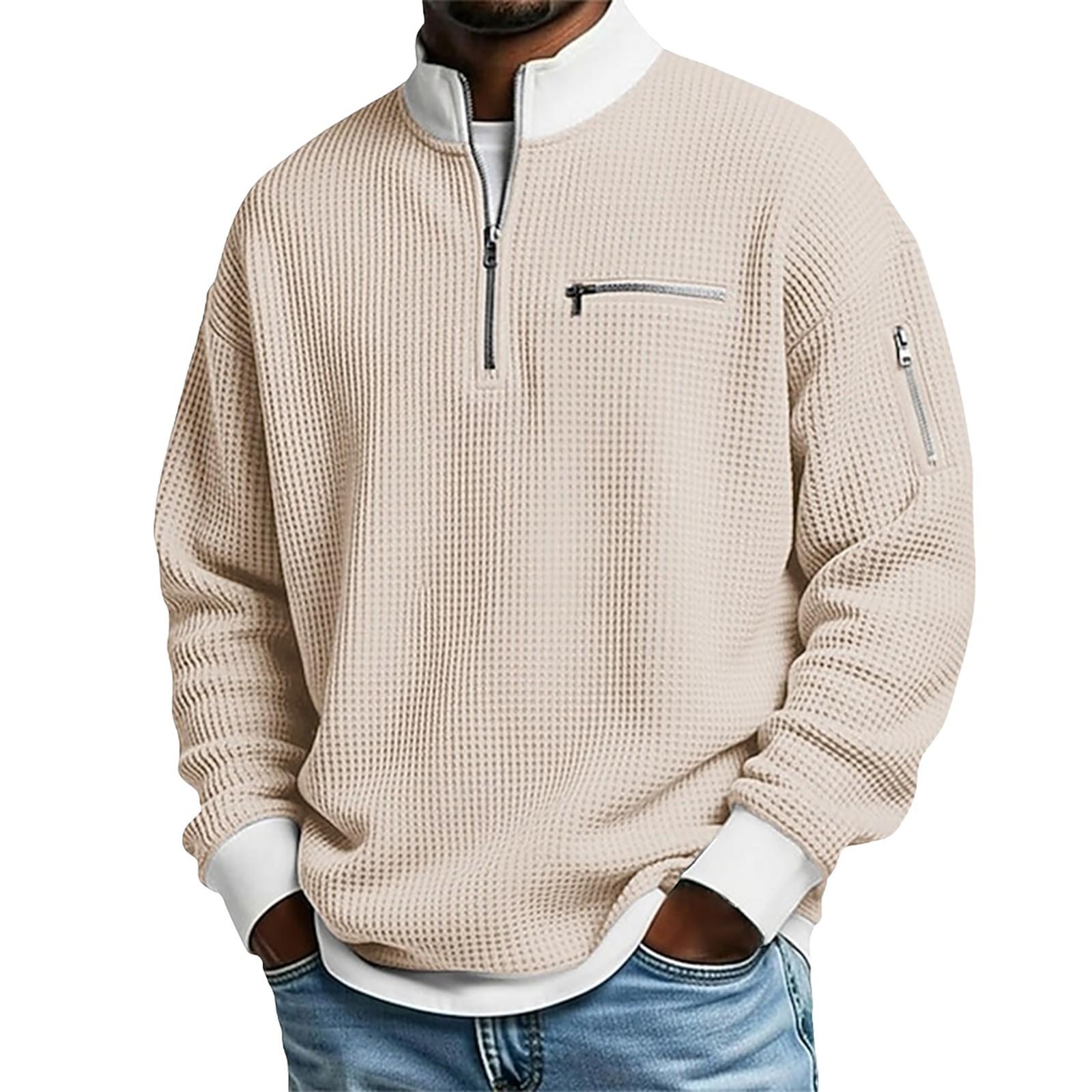 Mens Sports Zip-Up Long-Sleeve Sweatshirt 7
