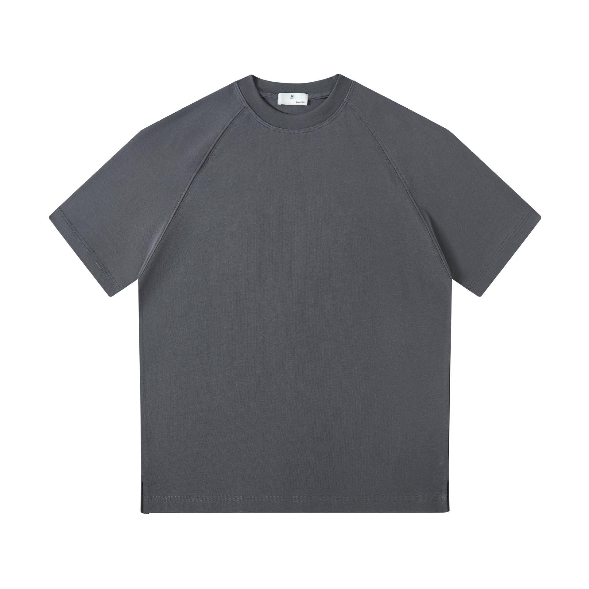 Round-neck Solid-color Loose-fitting Bottoming Shirt 8