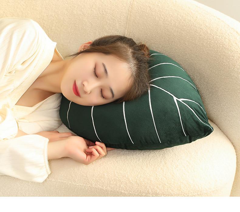 Green Plant Pillow Home Philodendron 6