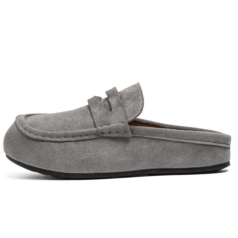 Retro Comfortable Suede Casual Mules Fashion 5