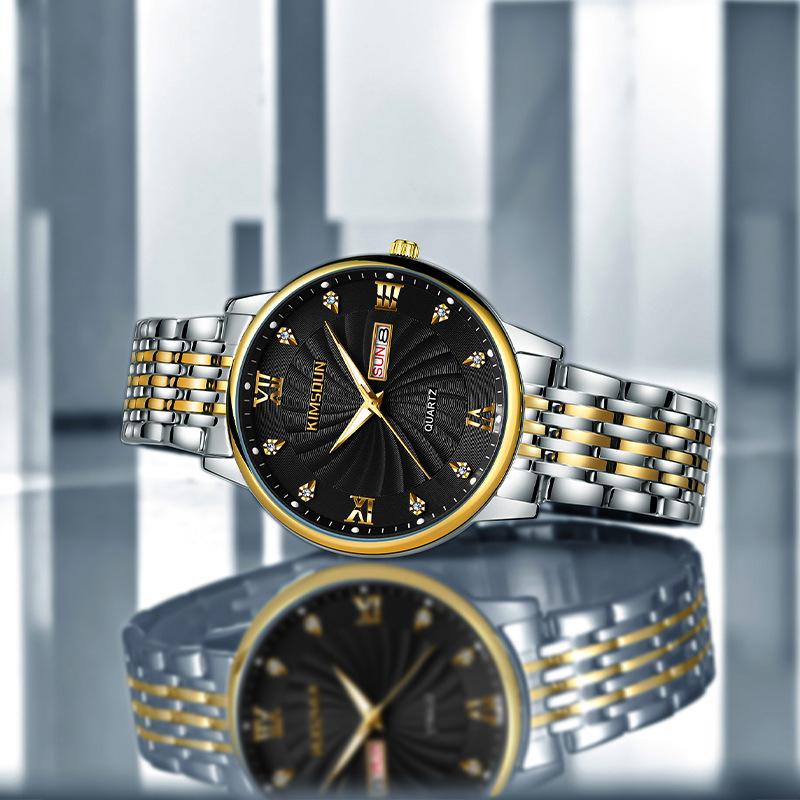 Calendar Waterproof Quartz Watch For Men 4