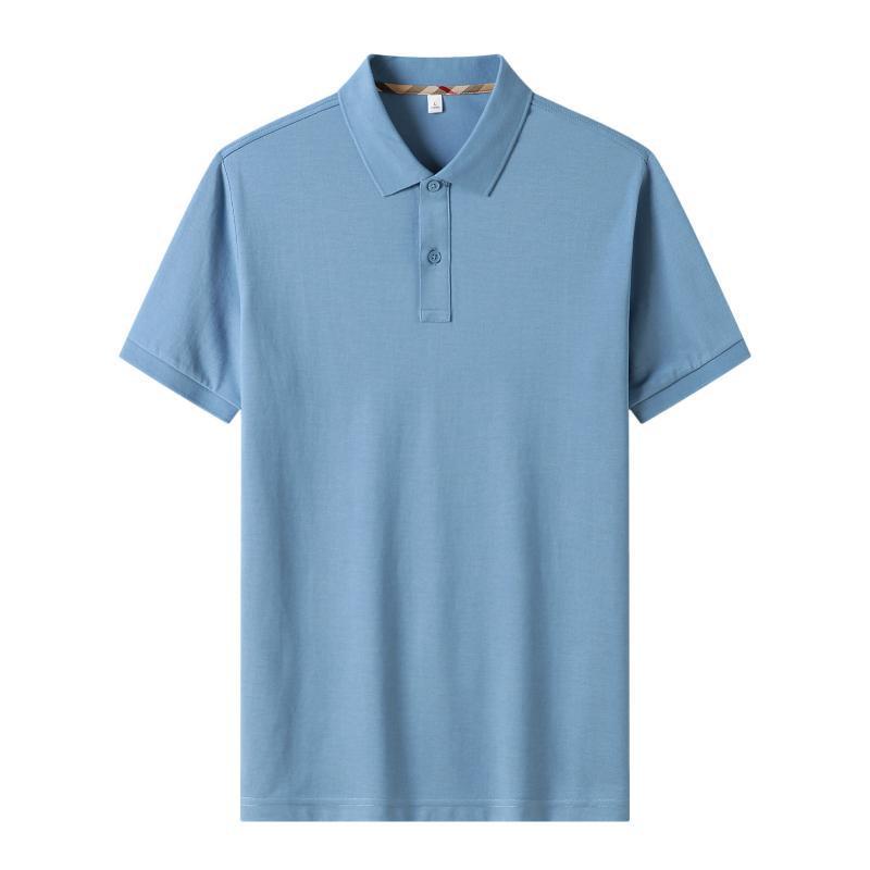 Tussah Silk Composite Polo Shirt For Men And Women 7