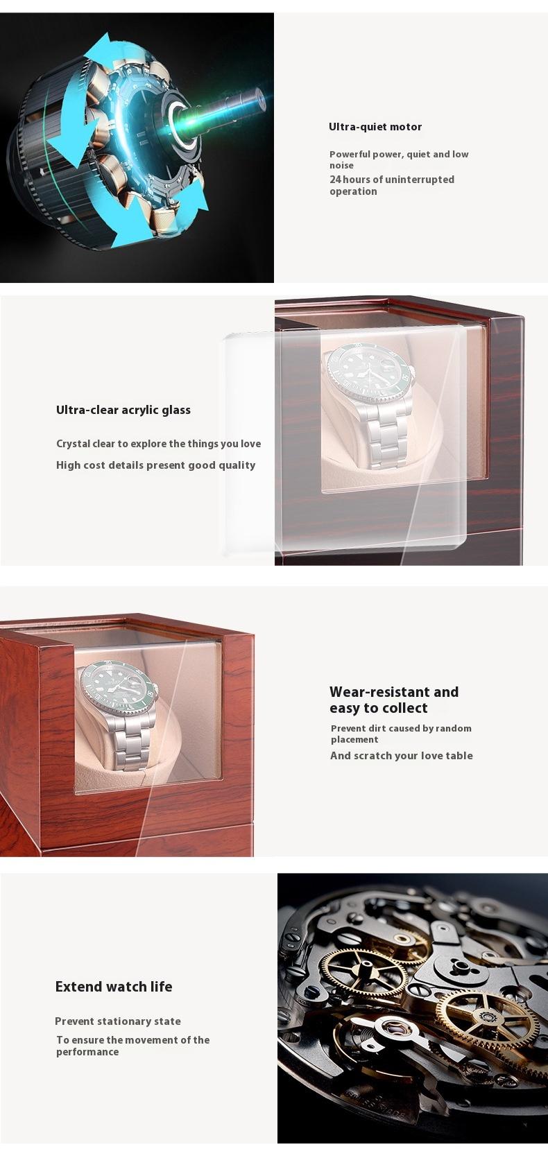 Shaking Watch Mechanical Watch Storage Watch Box 19