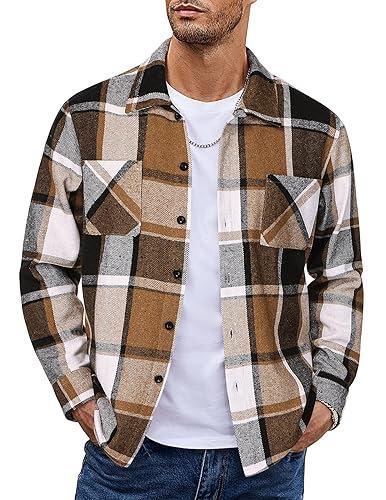 Button Up Casual Retro AutumnWinter Mens Shirt 14