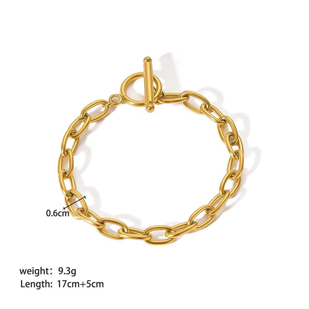 Stainless Steel Ornament Bracelet Female 4