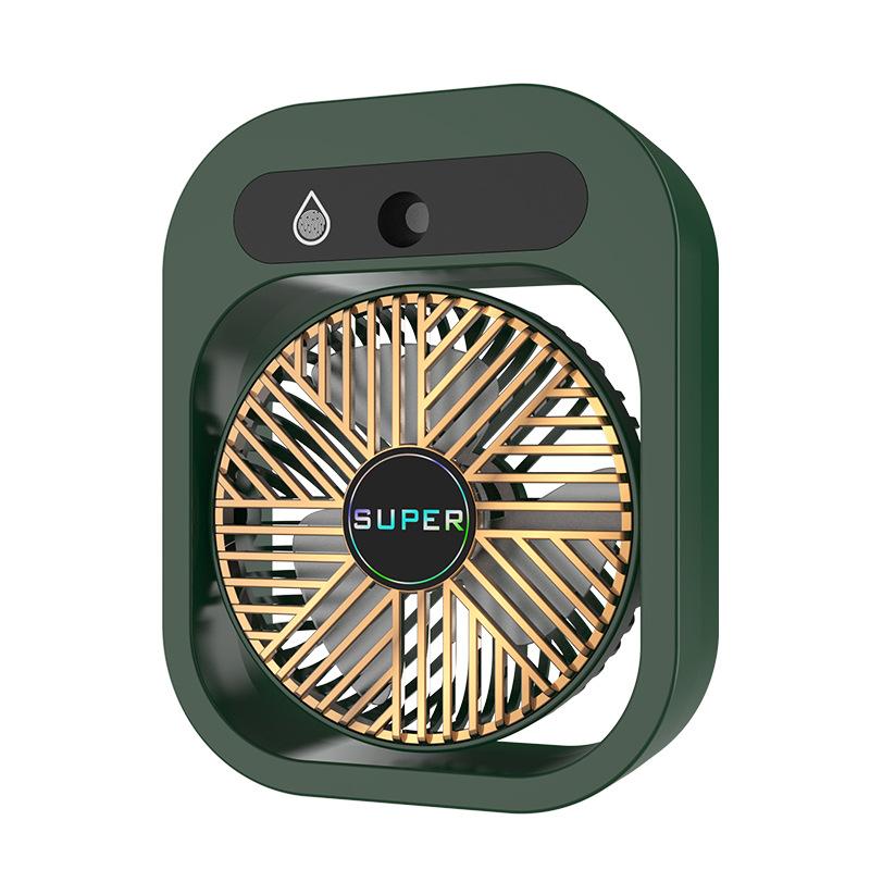Air Conditioning Fan Desk Misting Fan Air Cooler Cooling USB Rechargeable Humidifier Portable Spray Fan With 3 Wind Speeds Mist Fan For Home 23