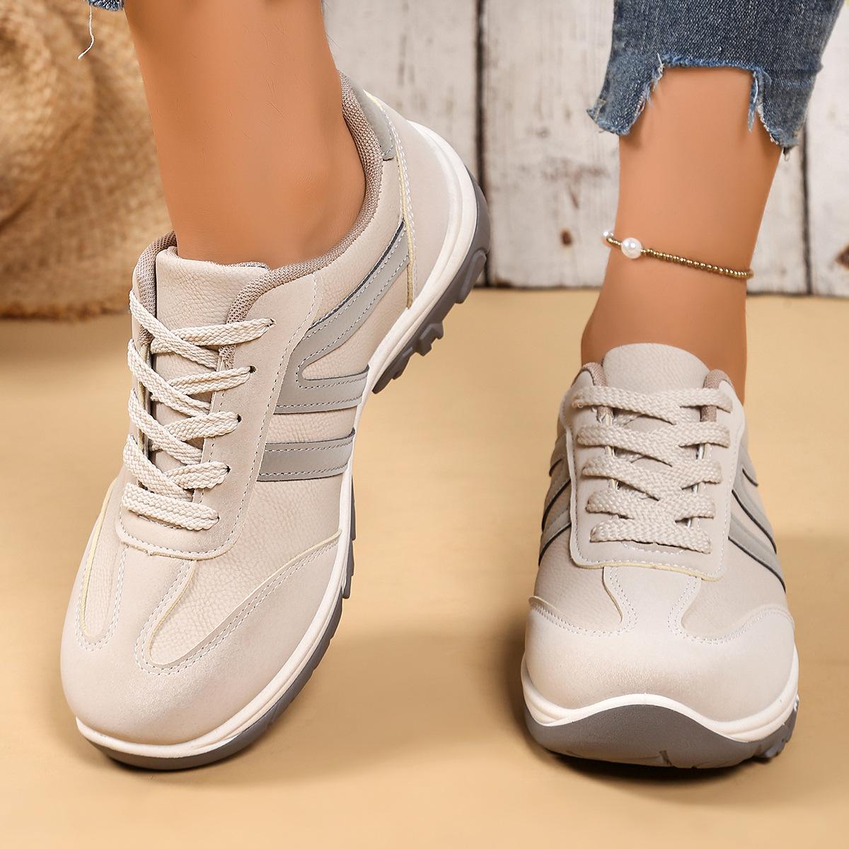 Retro Color-Block All-Match Dr Martens-style Casual Shoes For Women 4