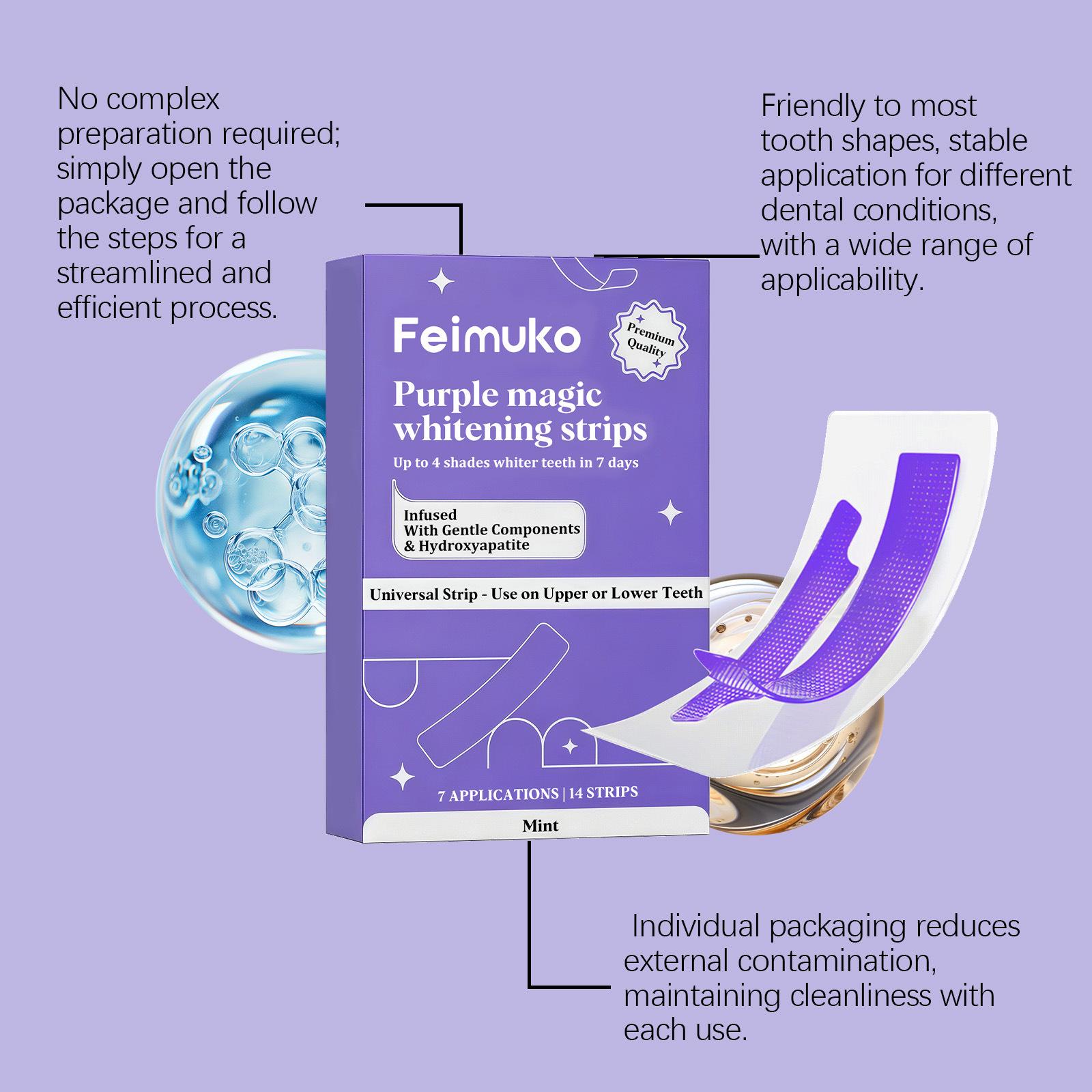Purple Teeth Whitening Strips 4