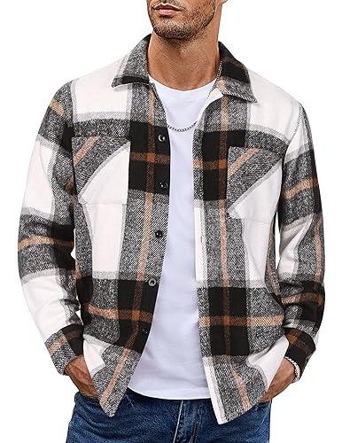 Button Up Casual Retro AutumnWinter Mens Shirt 12