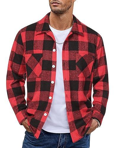 Button Up Casual Retro AutumnWinter Mens Shirt 8
