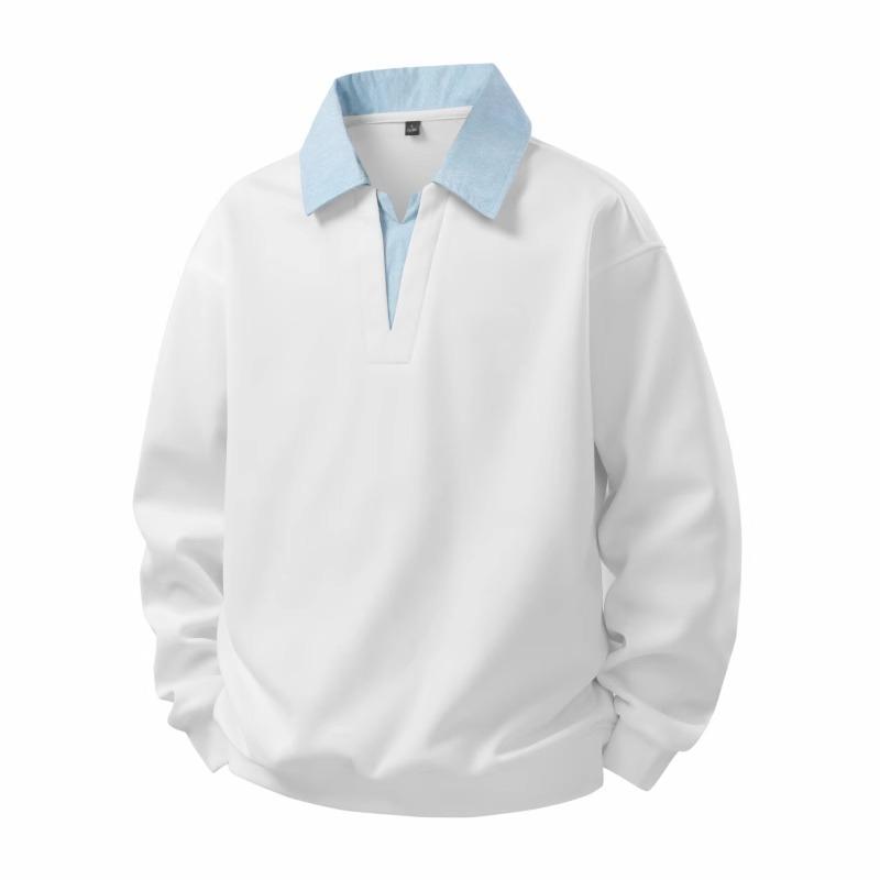 New Faux Two-piece Hoodie Cool And Casual Top 8