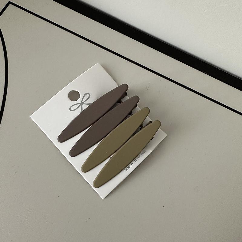 Coffee Color Series Barrettes Combination Retro Temperament 12