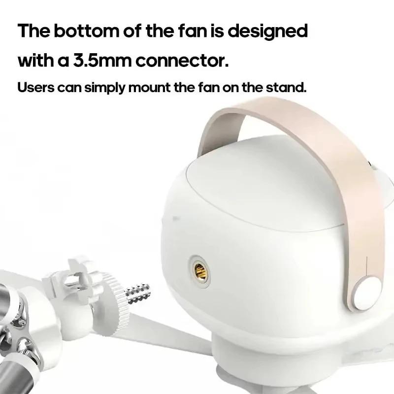 Bathroom Ceiling Fan With Light Wall-mounted Drill-free Hanging Fan 4