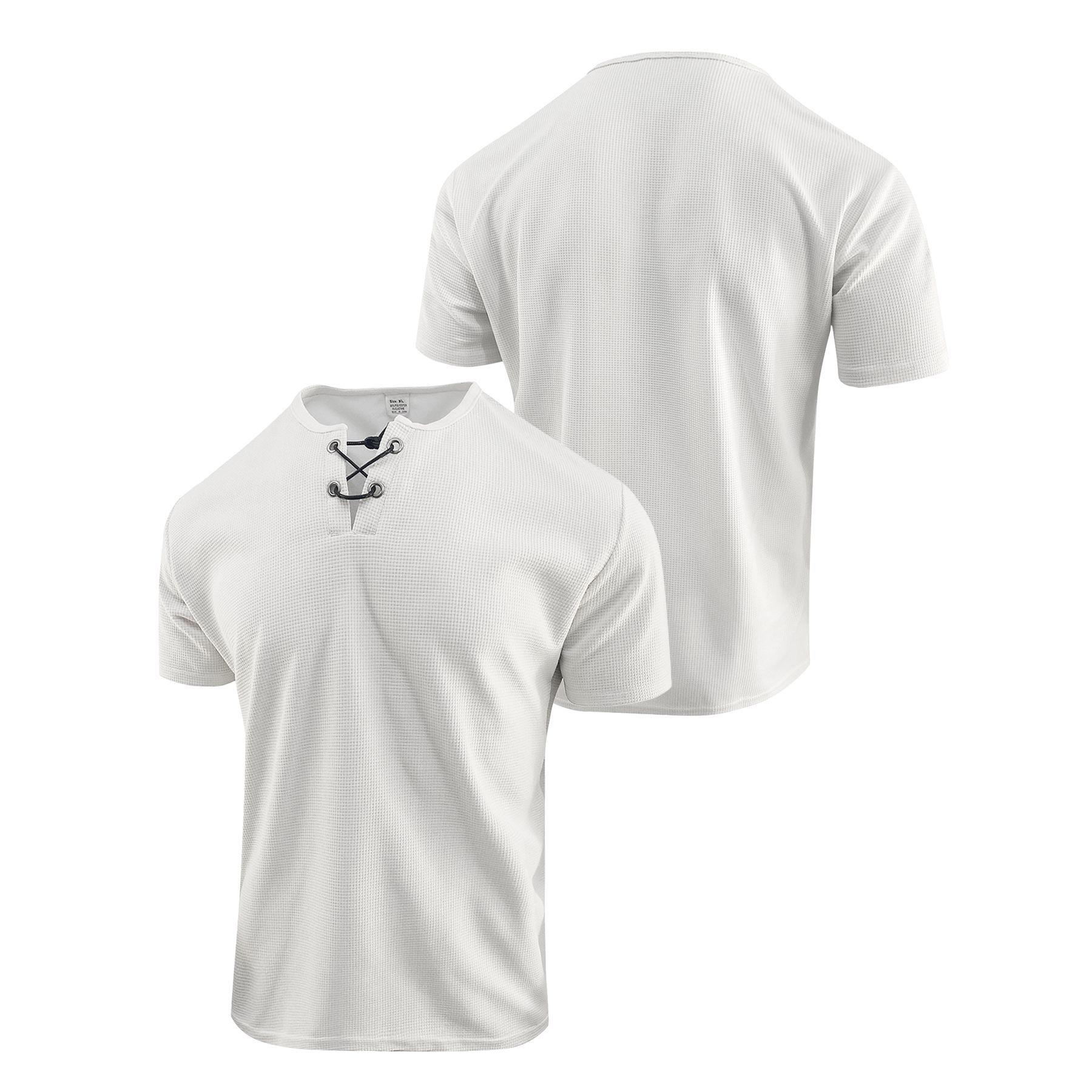 Mens Thin Loose-fitting Short-sleeve T-shirt 6